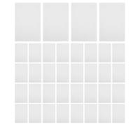 Operitacx 500 hojas de papel blanco para contabilidad: papel para impresora de 8.3 x 5.5 pulgadas para comprobantes financieros, formularios de pedidos de venta, impresión de facturas, superficie