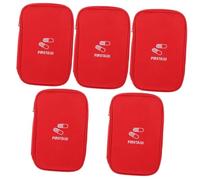 Operitacx 5piezas Bolsa De Viaje Médica Portátil Botiquín De Primeros Auxilios Cremallera Para Camping Senderismo y Emergencias Gran Capacidad De Almacenamiento y Diseño De Apertura