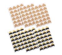 Operitacx 6 Hojas Esquinas Autoadhesivas para Fotos de Pegatinas para Álbumes de Boda y Scrapbooking Total Doradas y Color Kraft para Proyectos y Manualidades