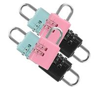 Operitacx 6 Piezas Candados de Combinación para Candados Pequeños de Diseño Bonito Accesorios para Taquillas y Almacenamiento Prácticos y Livianos
