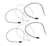 Operitacx 6 Piezas Interruptor de Puerta Magnético Empotrado para Sistemas de Control Hotelero Monitoreo Real del Estado Puerta Seguridad de Oficina Color Negro Blanco y Marrón