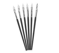 Operitacx 6 Piezas Manga Dip Pen Set Ergonomic Calligraphy Sketch Writing Tool For Artists Smooth Ink Flow Signature Pen For Comic Drawing Office School Supplies
