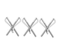 Operitacx 6 Piezas Porta cheques metálico targetero portatarjetas reemplazo del Inserto del Clip de Resorte pequeño Clip para Billetes Clips de Dinero para Hombres Clip de fijación de Dinero