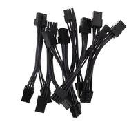 Operitacx 6piezas Cable Adaptador Pcie Dual Unidades para Gpu Tarjeta Gráfica Cable De Extensión para Pc Alimentación para Tarjeta Gráfica