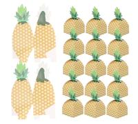 Operitacx 75 Uds Decoración De Fiesta De Amigos Bely Y Beto Decoraciones Cajas De Cajas De Galletas Soporte Para Dulces מארזים לעוגיות Caja De Piña Creativa Caja De Piña Naranja