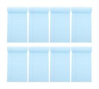 Operitacx 8 Piezas Cuaderno de Notas Legal Rasgable de Papel Azul Diseño Antideslizante para Preparar Horarios y Listas de Tareas