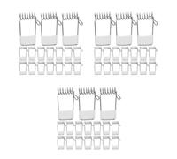 Operitacx 90 Piezas accesorios de primavera clip de de luz de panel LED Clip de de círculo de foco clip de tubo de lámpara LED clip de lámpara de techo