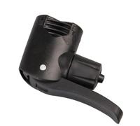 Operitacx Adaptador de Bomba de Aire Multifuncional para Válvulas Francesas y Americanas, Plástico Negro, Fácil de Usar, Pack de 2 Unidades para Inflar Neumáticos de Bicicleta