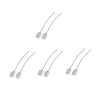 Operitacx Adaptador Ethernet Convertidor De Línea Cable Ethernet Pc Pc Y Duradera para Transmisión De Señal Y De Sonido Optimal 2 Piezas X 4