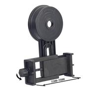 Operitacx Adaptador para Telescopio para Smartphone Negro, Plástico Fácil de Usar, Compatible Monocular y Spotting Scope, Soporte para Cámara de Teléfono Móvil Estilo Varios Estilos