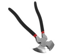 Operitacx Alicates para Vallas Multifunción con Martillo Extractor de Clavos y Gripper para Alambre Herramienta Resistente para Estirar y Eliminar Grapas