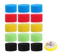 Operitacx Almohadillas de Esponja Esponjas de Pulido para Limpieza y Pulido Juego de 16 de 2 Pulgadas para Automóvil en Belleza y Cuidado del Coche