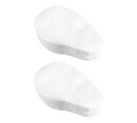 Operitacx Almohadillas para Ojos de Papel 200 Unidades, Forma de Mango, 100% Algodón, Ultrafinas y Suaves, Portátiles para Cuidado Ocular en Casa y Viajes, Suministros de Enfermería