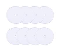 Operitacx Almohadillas Protectoras para Pendientes Transparentes, 80 Piezas, Discos de Plástico para Estabilizar Pendientes y Evitar Flacidez en Lóbulos