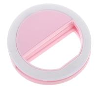 Operitacx Anillo LED para Selfie con Clip Luz de Relleno para Teléfono Portátil para Videoconferencias y Maquillaje Compatible con Móvil y Tableta
