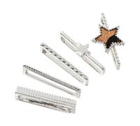 Operitacx Anillos Decorativos de Aleación de Zinc Forma de Luna para Correa de Reloj, 5 Piezas, Diseño Único y Cómodo para Uso Diario