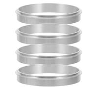 Operitacx Anillos Selladores de Aluminio 90 Mm para Selladora Automática de Vasos, Adaptador para Tazas de Papel y Plástico, 4 Piezas, Accesorio para Selladora de Bebidas en Restaurantes