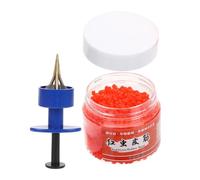 Operitacx Aparejos de Pesca Clips para Gusanos Rojos, Set de 3000 Unidades, Goma Elástica 1.5X3 CM, ABS Duradero, Adecuado para Pescadores y Uso en Lagos y Ríos