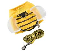 Operitacx Arnés de Tejido Tipo Chaleco para Mascotas Amarillo para Perro | Transpirable y Fácil de Limpiar, Protector de Pecho, para 1.5-7kg