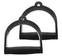 Operitacx Asas para Máquina de Cable 2 Pcs, Mango Ergonómico de Nylon y Goma, Diámetro 16 Mm, Accesorios para Gimnasio y Manijas de Fitness para Ejercicios Bandas de Resistencia y Dominadas