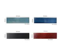 Operitacx Azul Plato de Sushi Rectangular de Cerámica Estilo Japonés | Mesa Elegante para Salsas y Bocados, Reutilizable, para Buffet y Fiestas Obsequios, Obsequio