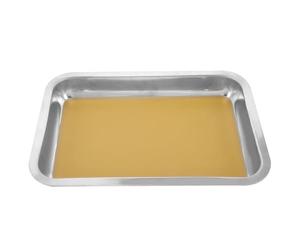 Operitacx Bandeja de Dissección Acero Inoxidable para Laboratorio Placa de Anatomía Resistente con Superficie Antideslizante para Experimentos Biológicos y Clases de Ciencias