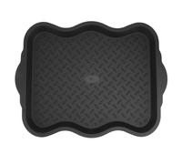 Operitacx Bandeja De Plástico para Zapatos 19.7X15.7X1.2 Pulgadas Resistente Y Fácil De Limpiar para Almacenamiento En Entrada O Maletero Multiusos para Botas Y Artículos Diversos