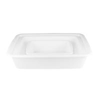 Operitacx Bandeja de Reactivos de Plástico Diseño Compacto Resistente al Ácido y Álcalis 3 Piezas Rebabas para Aparatos Experimentales Químicos