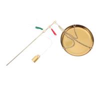 Operitacx Báscula de Medicina Tradicional China, Báscula para Cocinar, 250g, Cobre, Plato, Estilo Vintage, para Profesionales de Medicina China, Uso Doméstico y Exterior