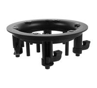 Operitacx Base de Altavoz Redonda empotrada con Rejilla de Repuesto - Accesorio de Base de Pared para Altavoz de Techo de 4 Pulgadas para Sistema de Sonido Empotrado en la Pared