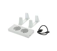 Operitacx Base Vertical con Doble Ventilador de Enfriamiento Ajustable para S Soporte Resistente con Función de y Dos Métodos de Instalación para Consola