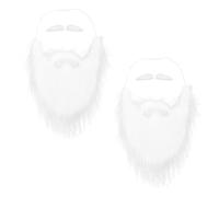 Operitacx Bigote Falso Realista de Felpa de Color Claro para Hombre, Fiesta | Vello Facial y Cejas Postizas, Aplicacion Facil, se Puede Colorear y Teñir, Accesorio de Utileria