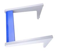 Operitacx Blanco Soporte de Lineal para Laboratorio Experimental | Organiza Pipetas Estabilidad, Diseño en L, Compatible Varios Modelos, Útil en Pruebas y Trabajo Diario