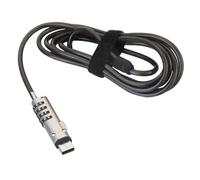 Operitacx Bloqueo de Seguridad para Computadora Portátil USB Cerradura Digital Antirrobo Protección Eficaz para Laptop y Dispositivos Electrónicos Flexible y Rotación