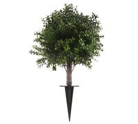 Operitacx Bola de boj Artificial con estaca para Fijar al Suelo - Arbustos perennes Artificiales para paisajismo de porches y decoración de Jardines Exteriores