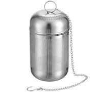 Operitacx Bola de Filtro de Especias de Acero Inoxidable Diseño Colgante, Filtro Redondo Seguro para Medicina China y Salmuera, Cesta Multiusos para Condimentos