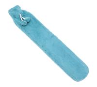 Operitacx Bolsa de Agua Caliente de 1l con Funda de Felpa para Cuello y Cuerpo, Diseño Delicado y Material de Goma Skin-friendly para Uso en Invierno