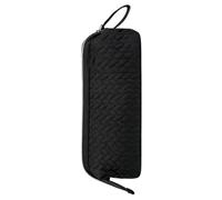 Operitacx Bolsa Organizadora de Herramientas Cabello en Poliéster Negro, Diseño Multilayer Ligero y Elegante para Viaje y Rutina de Cuidado Capilar