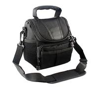 Operitacx Bolsa Portátil para Cámara de Nylon Negra, Funda Protectora y Ligera Correa de Hombro para Transporte Cómodo en Exteriores