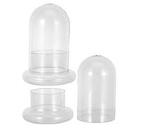 Operitacx Botella de Vidrio Ecológica para Micropaisaje 2 Piezas Orificio de 8 Mm, Decoración Natural para Terrarios y Plantas, Recipiente para Jardinería Interior y Exterior