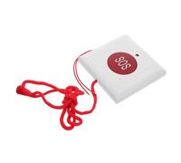 Operitacx Botón de Emergencia para Ancianos y Alarma de Ayuda con Cuerda para Uso Casa Exteriores y Viajes Dispositivo Asistencial Fácil de Usar para Rescate Rápido