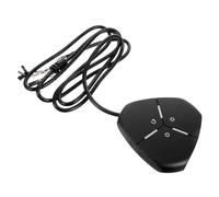 Operitacx Botón de Encendido para Pc Interruptor Remoto Cable de Alimentación de Escritorio Uso Cibercafés Empoderamiento de Oficina Compatible con Pc Color Negro