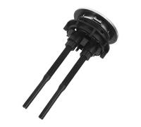 Operitacx Botón Pulsador Redondo de Doble Descarga para Inodoro con Varilla Extendida, Material Abs Plateado, Diseño Elegante y Duradero para Cisterna de 48mm