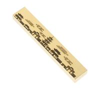 Operitacx Brass Paperweight Rectangular Calligraphy Paper Holder Heavy Duty Stable Brass Ornament For Writing And Painting Practice