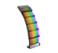Operitacx Cable de Extensión de Alimentación Argb de para Pc Cable de Rgb con Diseño Especial Compatible con Motherboard Atx y GPU para Iluminación Personalizada