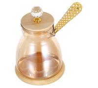 Operitacx Cafetera Ollas De Leche Tetera Dispensador De Té Cezve Cafetería De Manejo Lateral Accesorios De Café Espresso Jarra De Café Expreso Jarra De Cafe Cervecero Vidrio