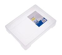 Operitacx Caja Archivadora Transparente de Plástico para Organizador de Oficina y para Almacenar Papeles y Revistas Ligera y Portátil Resistente al Agua