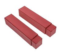 Operitacx Caja De Almacenamiento Para Pergaminos y Pinturas, 2 Piezas, Rojo Telescópico, Soporte Para Obras De Arte y Documentos, Adecuado Para Guardar Fotos y Planos Oficina y Hogar