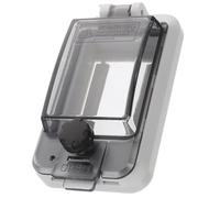 Operitacx Caja de distribución transparente PC con diseño abatible 180° e instalación sencilla para protección de circuitos en exteriores IP67