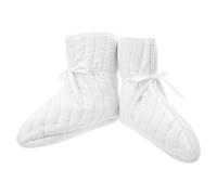Operitacx Calcetines Térmicos de Algodón para Pesca y Outdoor, Hombre, 20 | Protección Térmica, Punteras y Talones Reforzados, Uso Exterior, Blanco, Talla 44